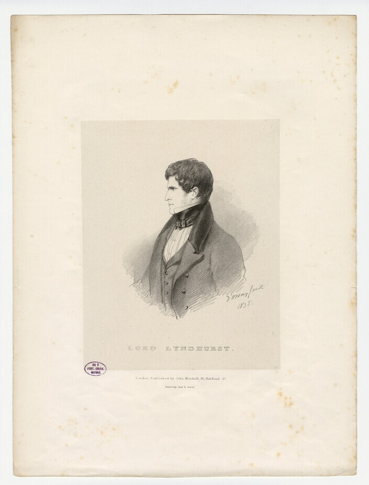 Portrait of Lord Lyndhurst