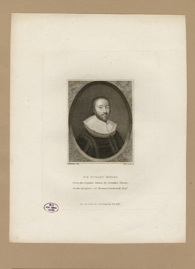 Portrait of Sir D. Digges