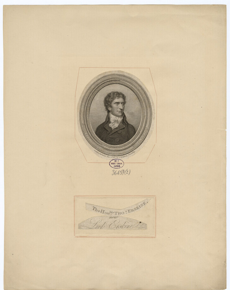 Portrait of T. Erskine