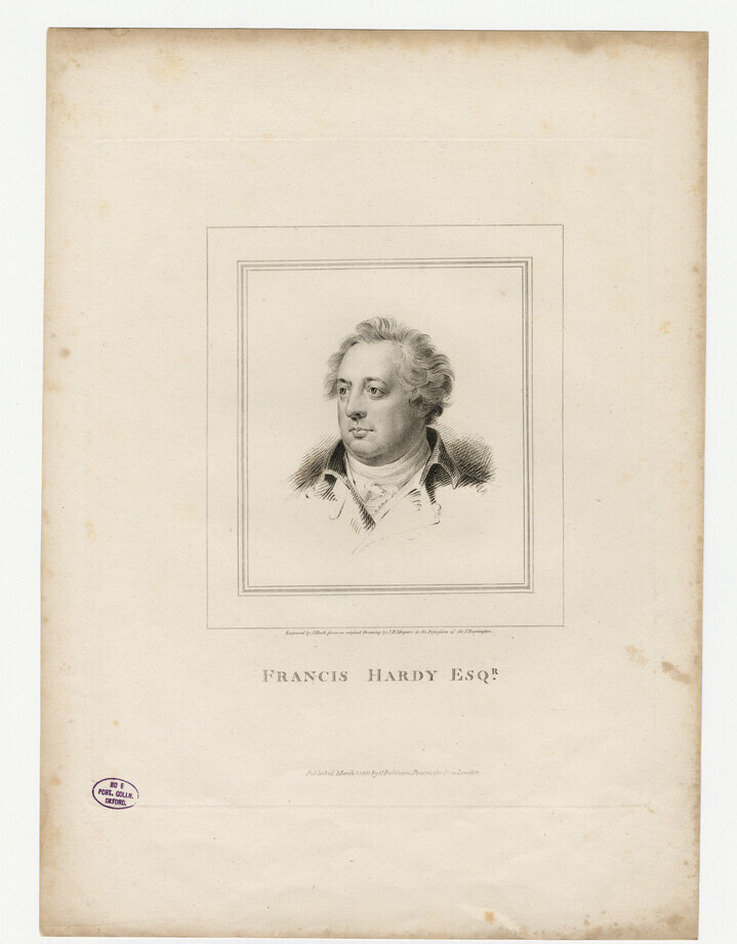 Portrait of F. Hardy