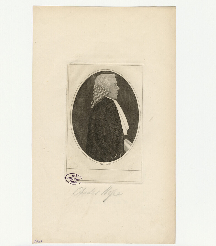 Portrait of C. Hope