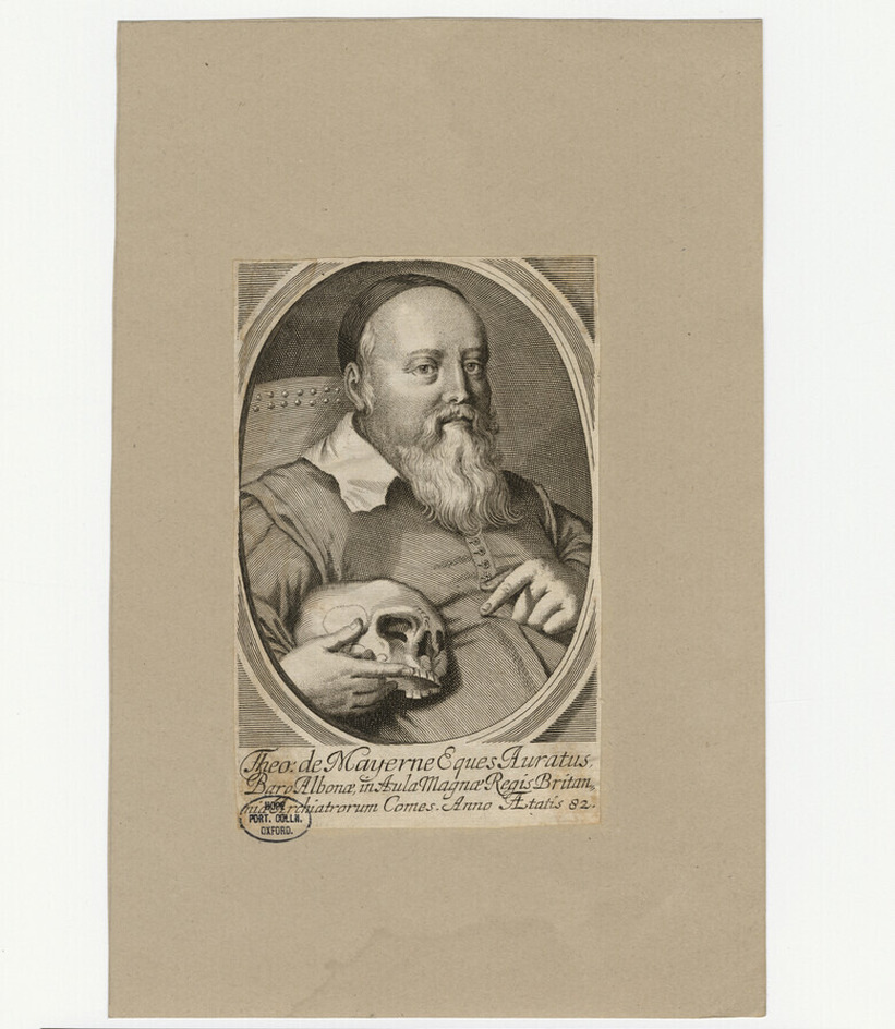 Portrait of T. de Mayerne