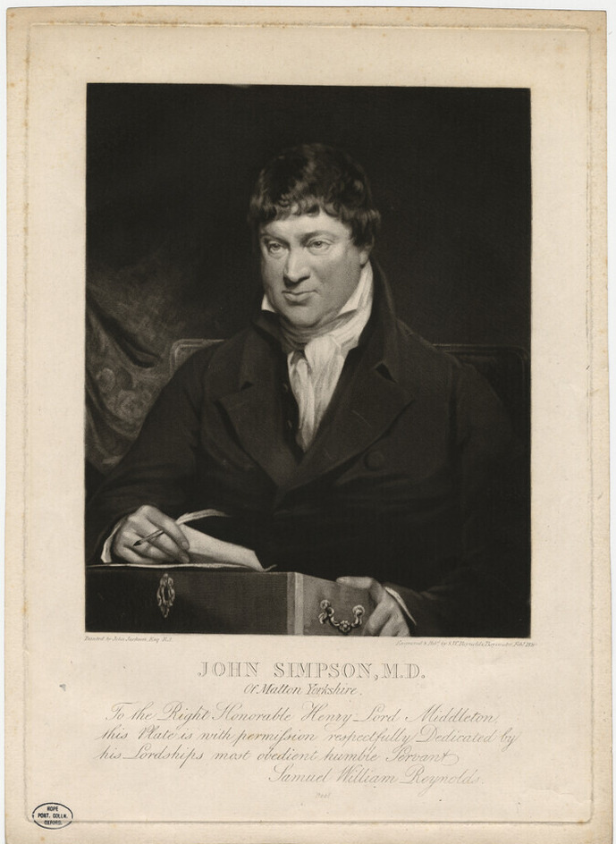 Portrait of Dr John Simpson