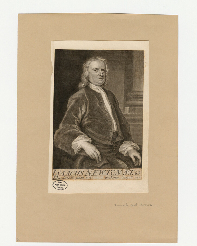 Portrait of I. Newton
