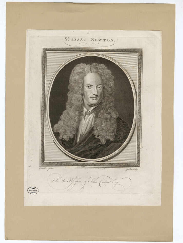 Portrait of I. Newton