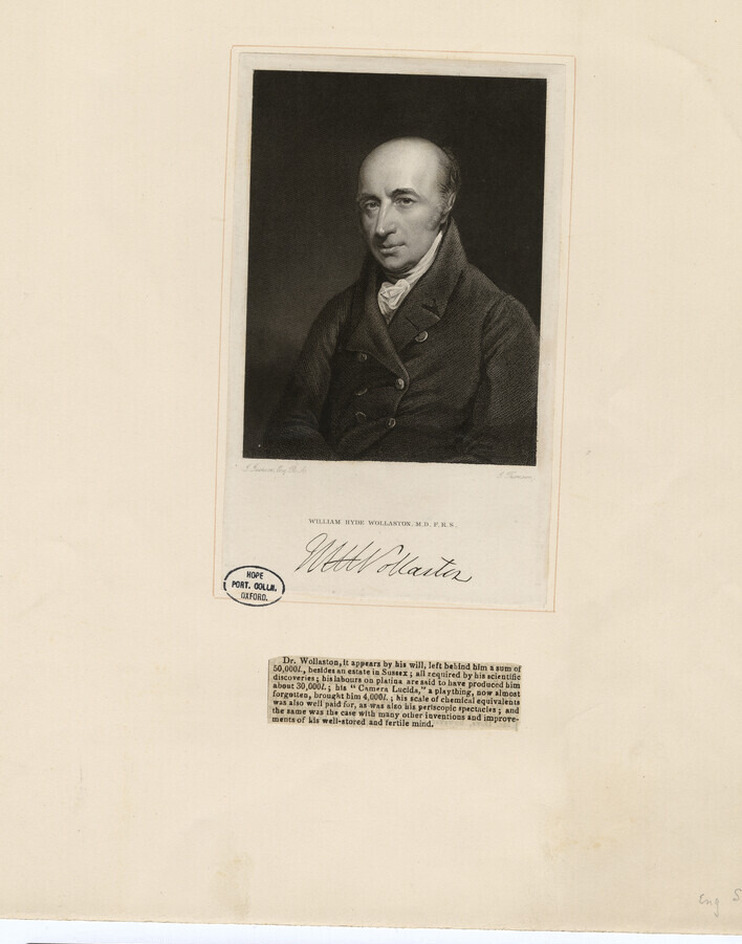 Portrait of W. H. Wollaston