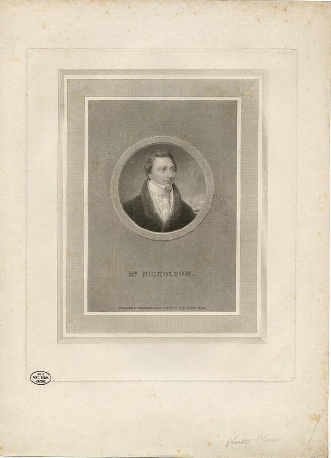 Portrait of Mr Nicholson