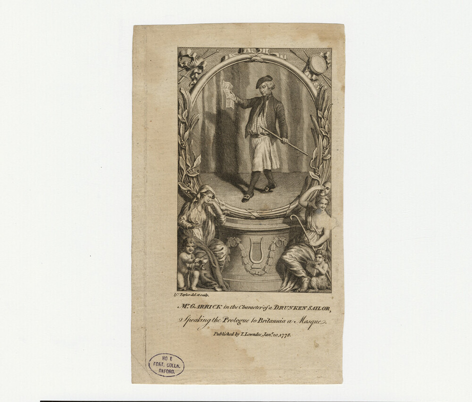 Portrait of D. Garrick
