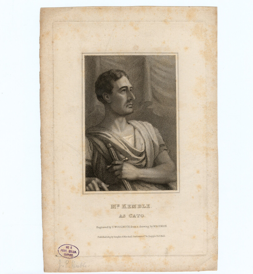 Portrait of J. P. Kemble