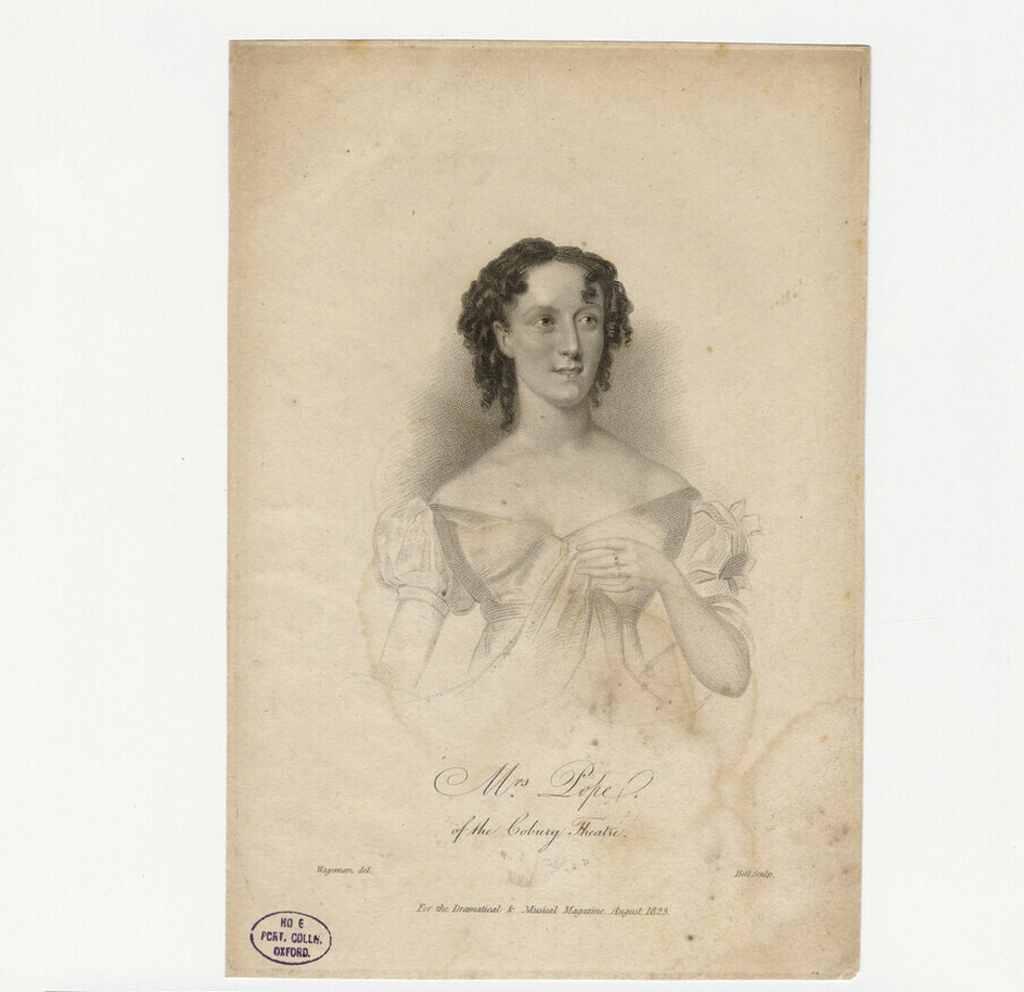 Portrait of Mrs Pope