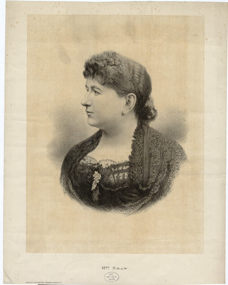 Portrait of Mrs Shaw