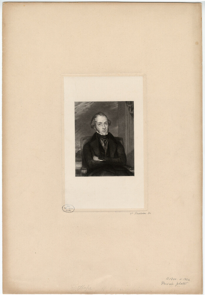 Portrait of Revd Frederick William Hope