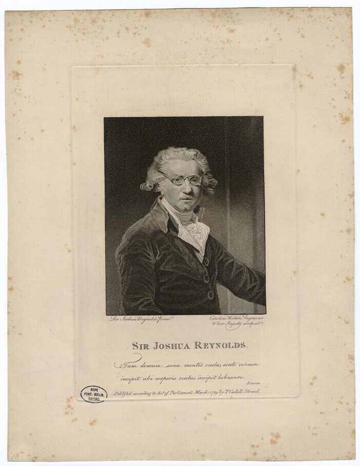 Portrait of J. Reynolds