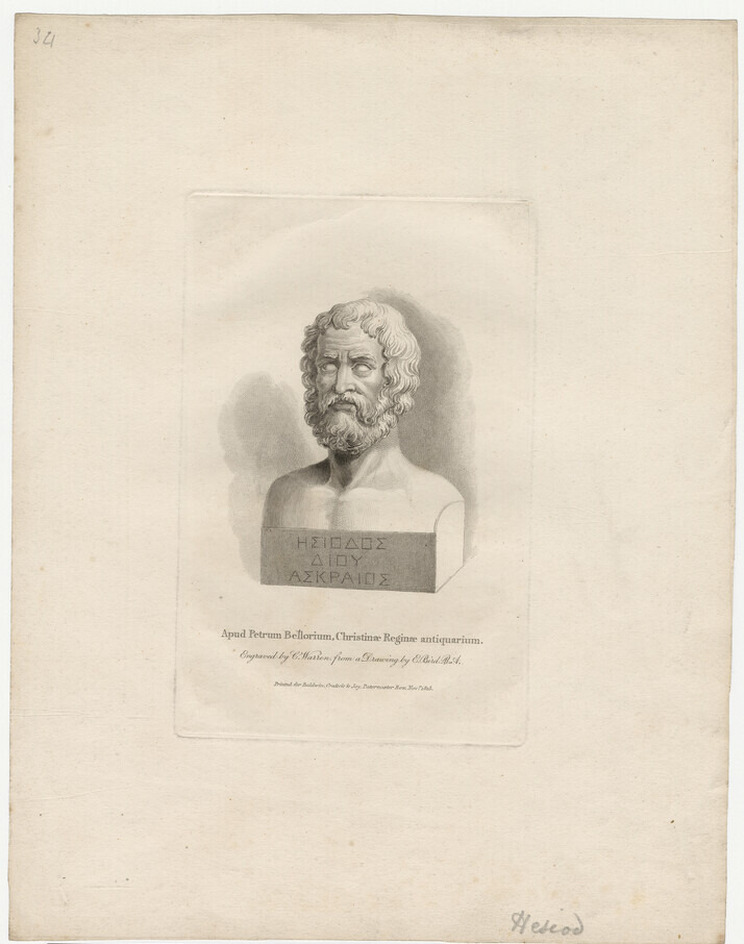 Portrait of Hesiod