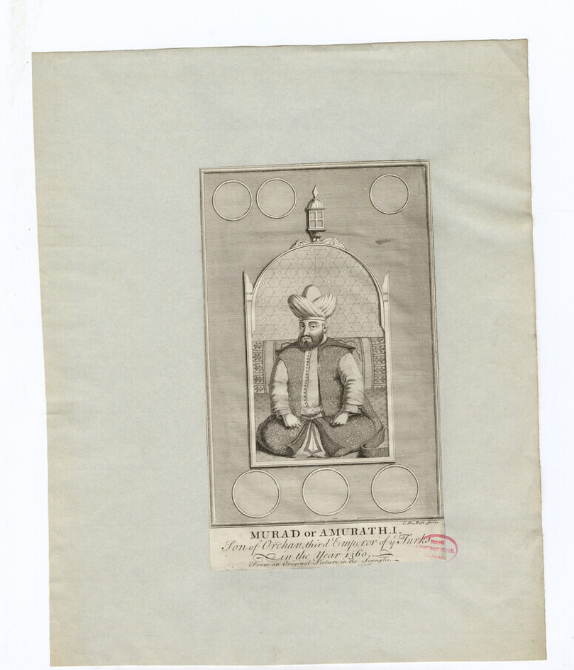 Portrait of the Ottoman Sultan Murad I (Amurath I)