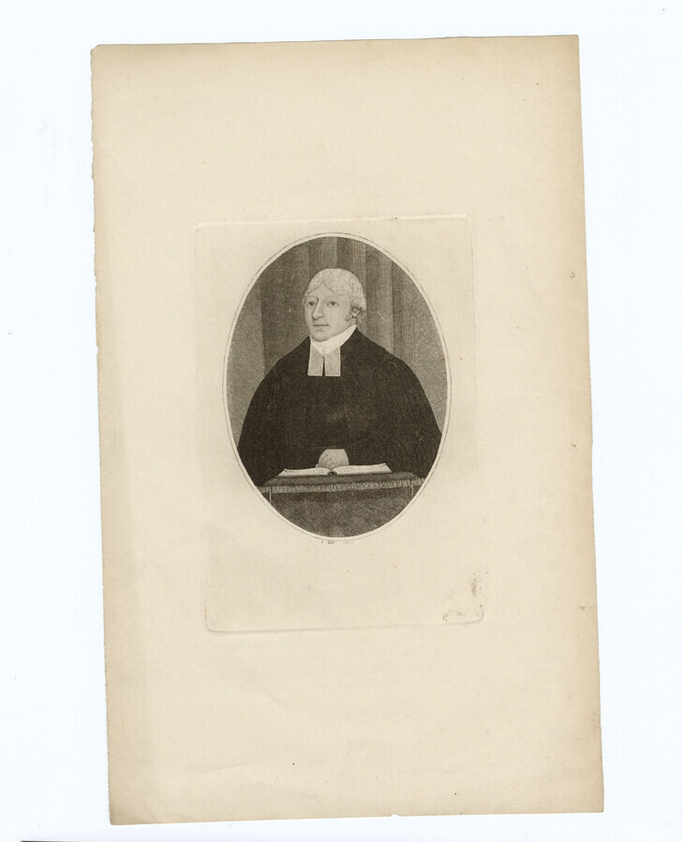 Portrait of an unidentified minister