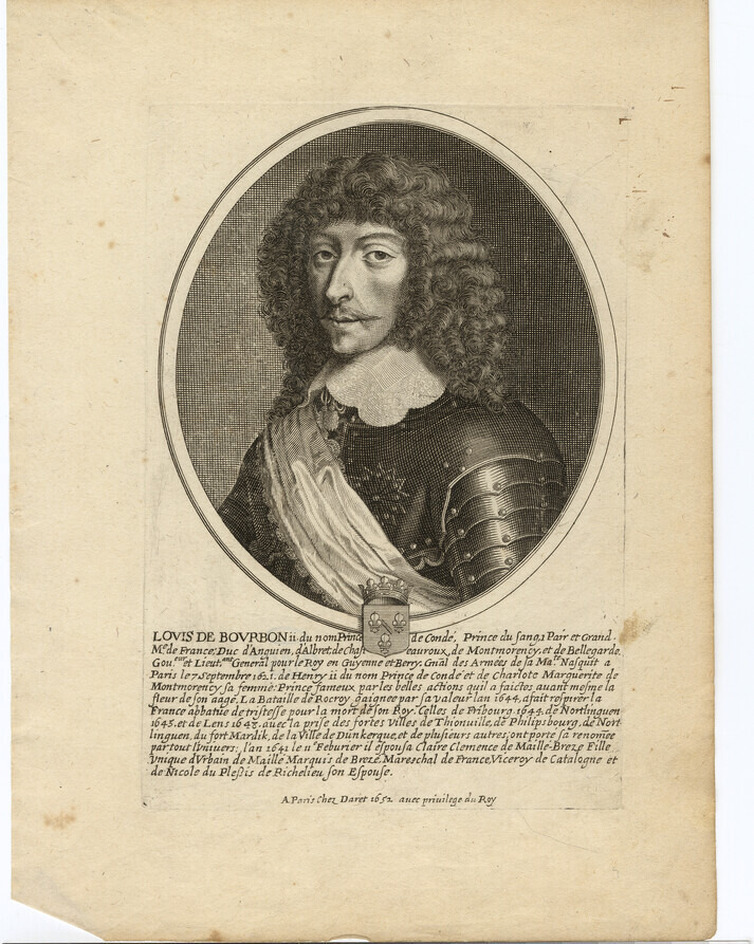 Portrait of Louis Bourbon, Prince of Condé