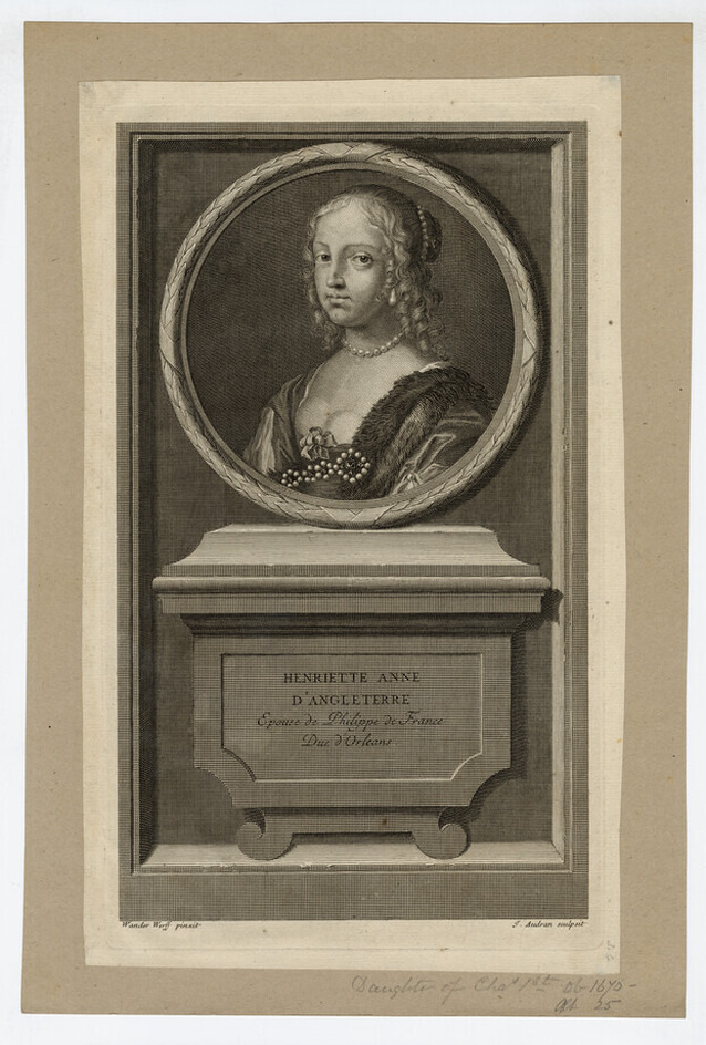 Portrait of Henriette Anne d'Orleans