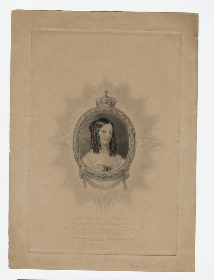 Portrait of Duchesse de Nemours