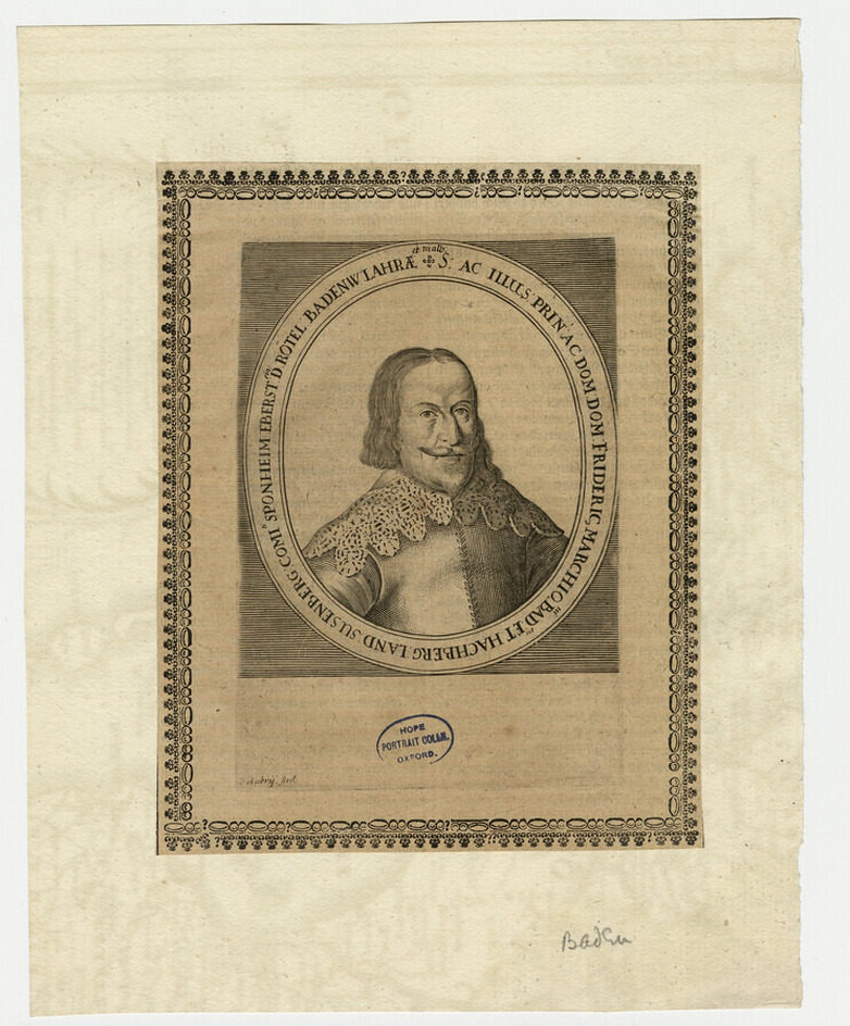 Portrait of Frederick of Baden
