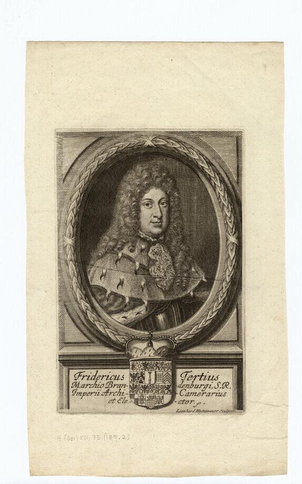 Portrait of Frederick III, of Brandenburg