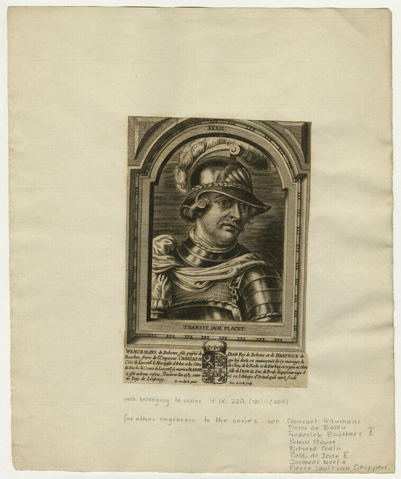Portrait of king Wenceslaus