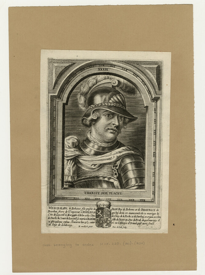 Portrait of king Wenceslaus