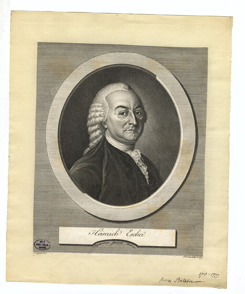 Portrait of Heinrich Escher