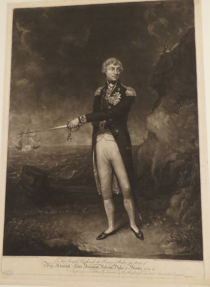 Portrait of Vice Admiral Horatio Nelson, 1st Viscount Nelson, Duke of Bronti
