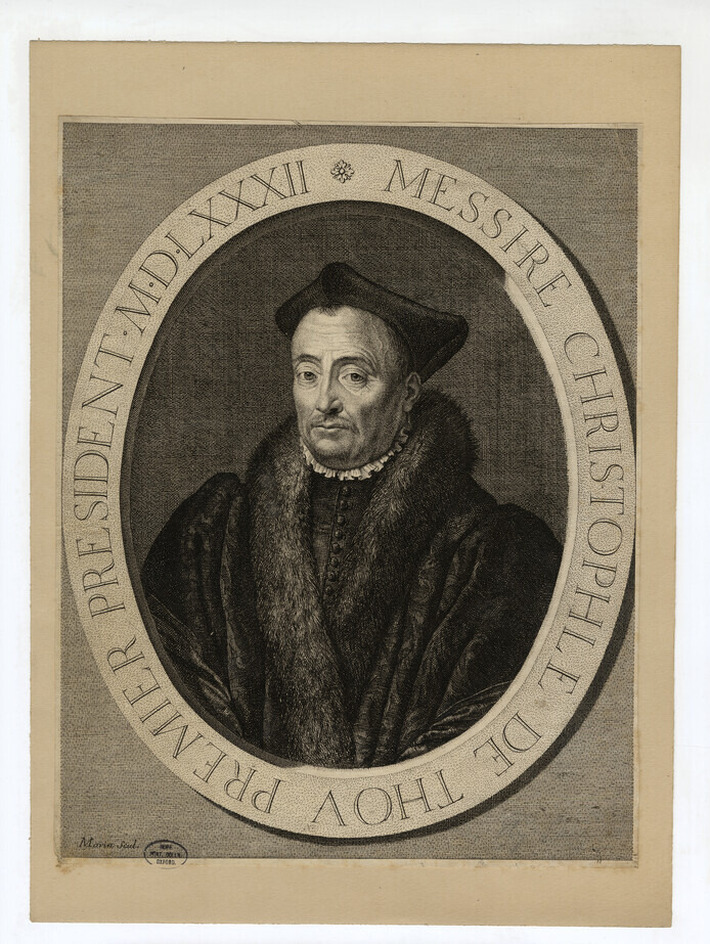 Portrait of C. de Thou