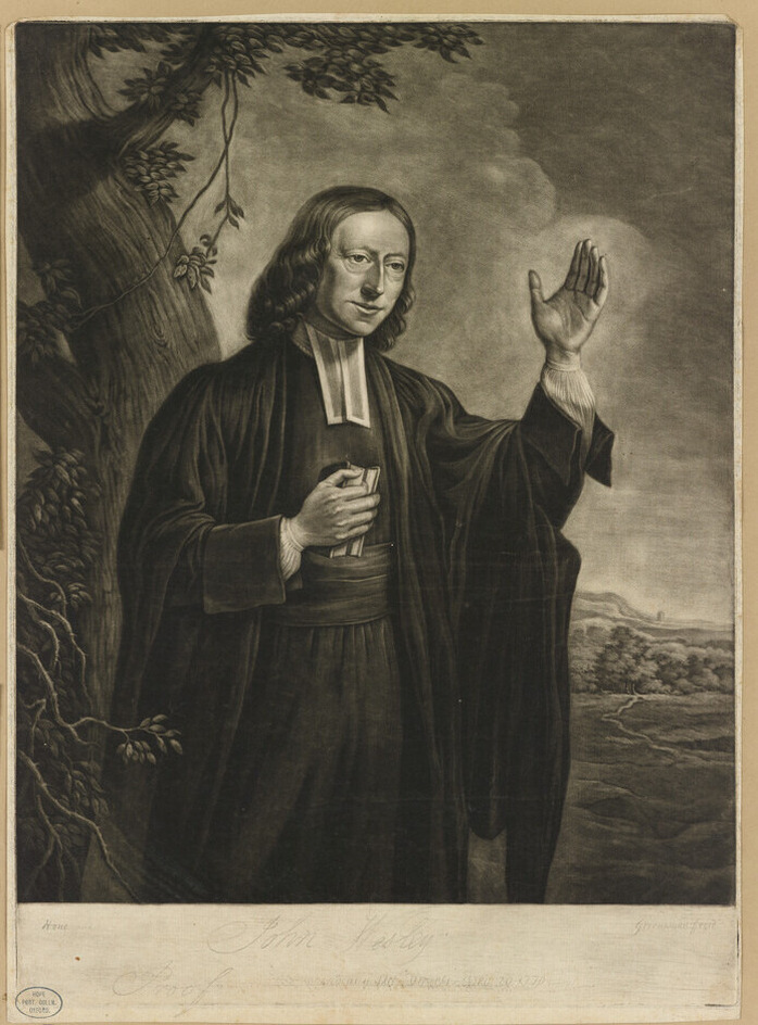 Portrait of Revd John Wesley