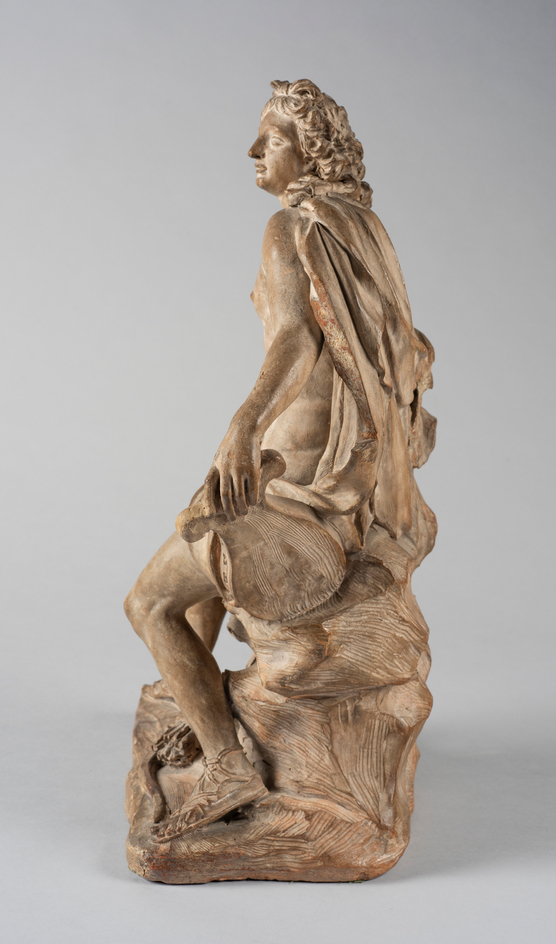 Apollo Seated, Holding His Lyre, Attentive to the Muses