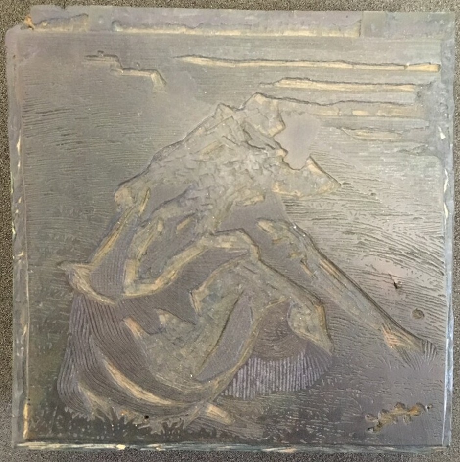 One of four woodblocks for Little May