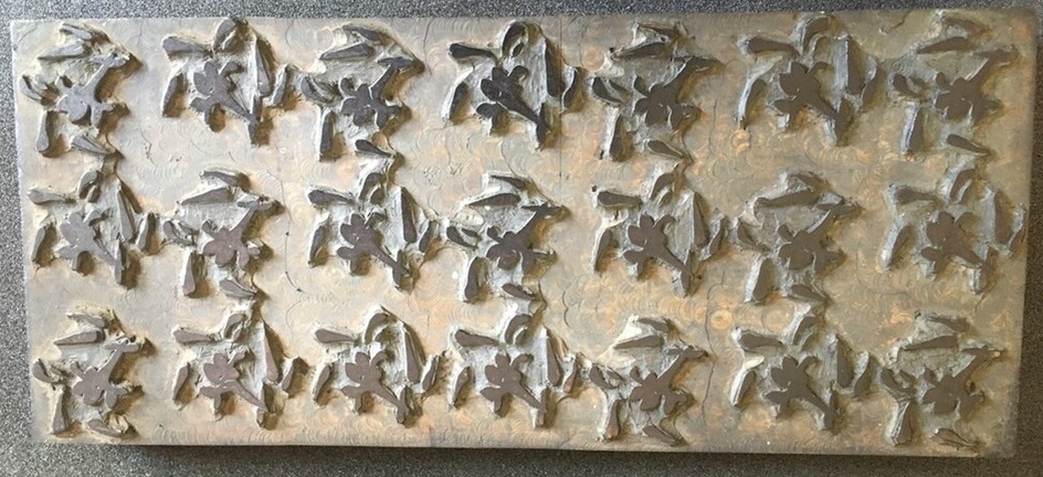 Woodblock for Foliate cover design