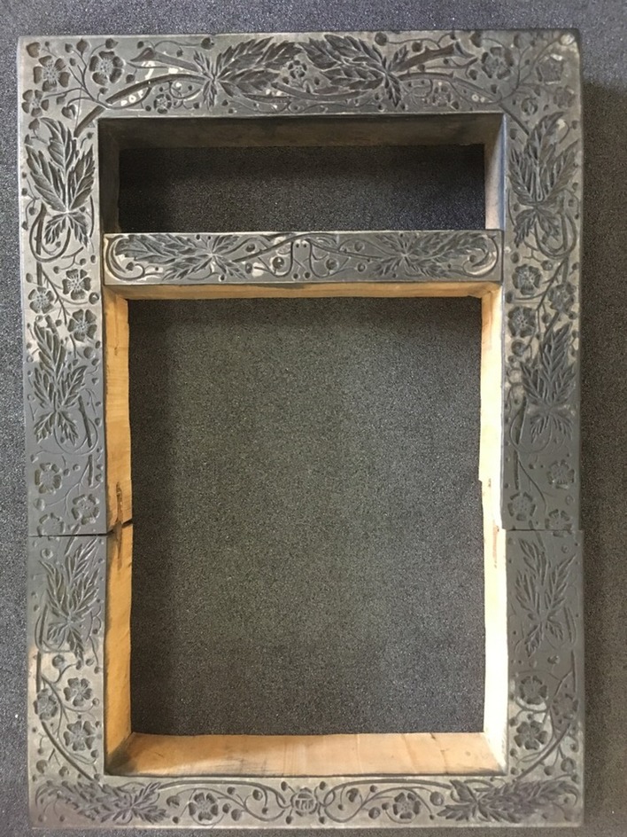 Woodblock for Frontisiece Border for 'Choix de Sonnets' by Ronsard