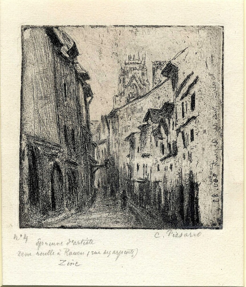 Une ruelle à Rouen (rue des Arpents)