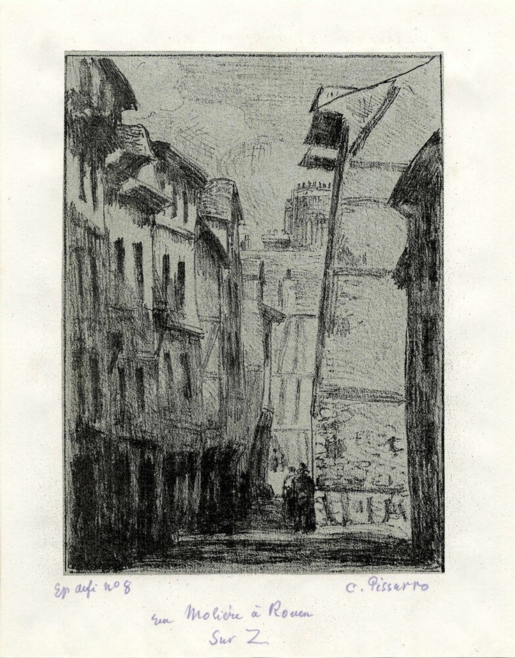 Rue Molière, à Rouen