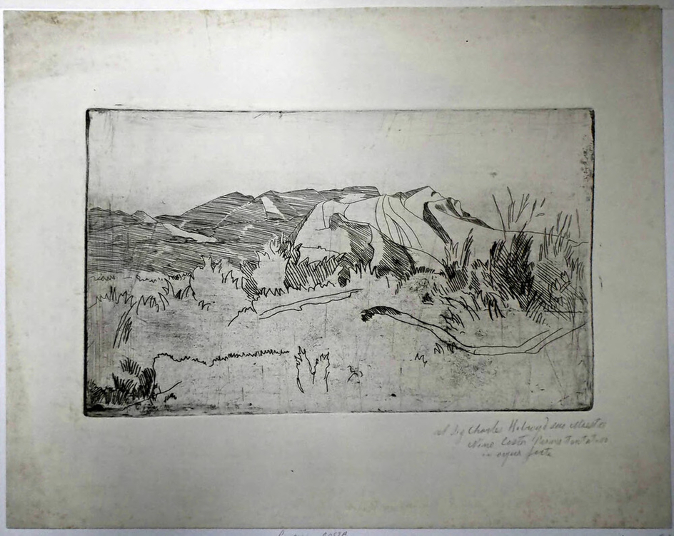 Landscape with mountains