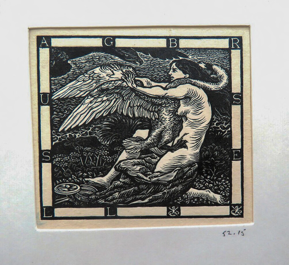 Bookplate for A.G.B. Russell