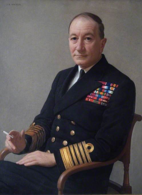 Admiral of the Fleet Sir John H. D. Cunningham (1885–1962), GCB, MVO, First Sea Lord and Chief of Naval Staff (1946–1948)