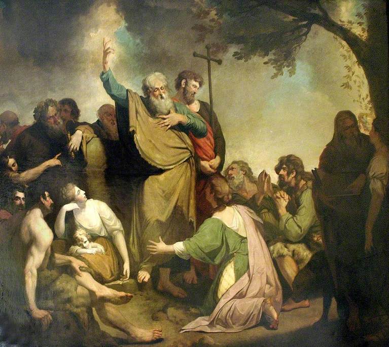 St Paul Preaching to the Ancient Britons
