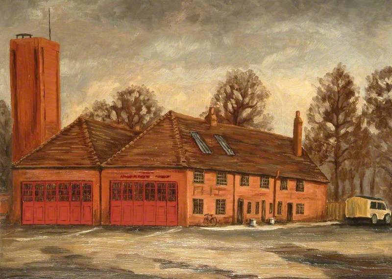 Ambulance and Fire Station on the Wharf, Newbury, Berkshire