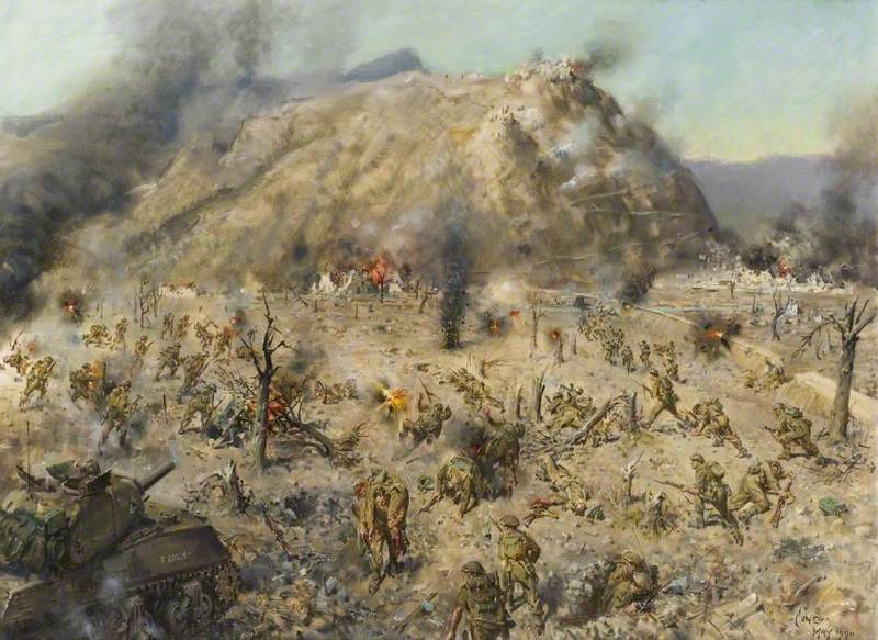 The Battle for Monte Cassino, Italy, 1944