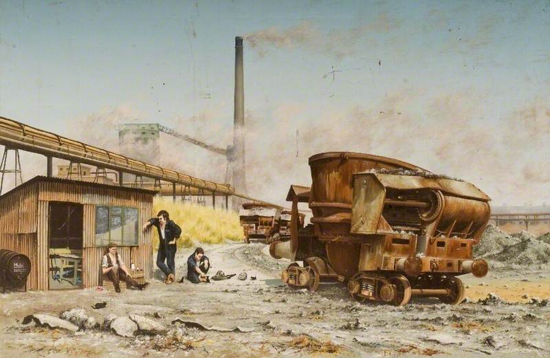 Corby Steelworks, Men on a Tea Break