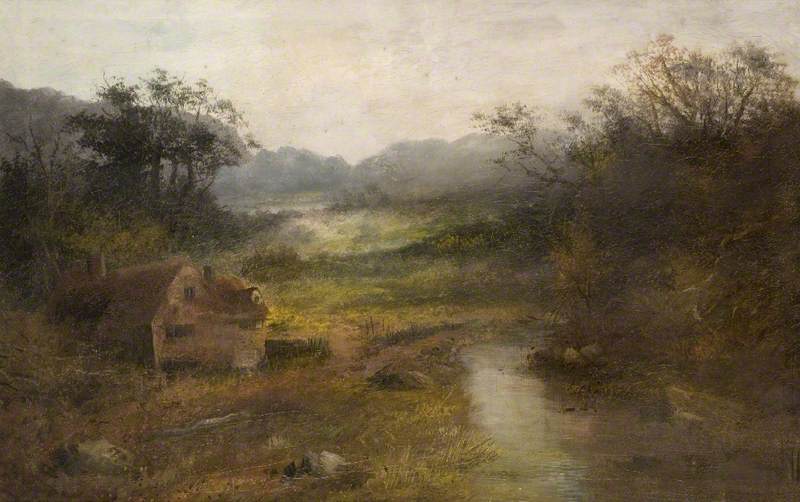 Landscape with a Cottage and a Stream