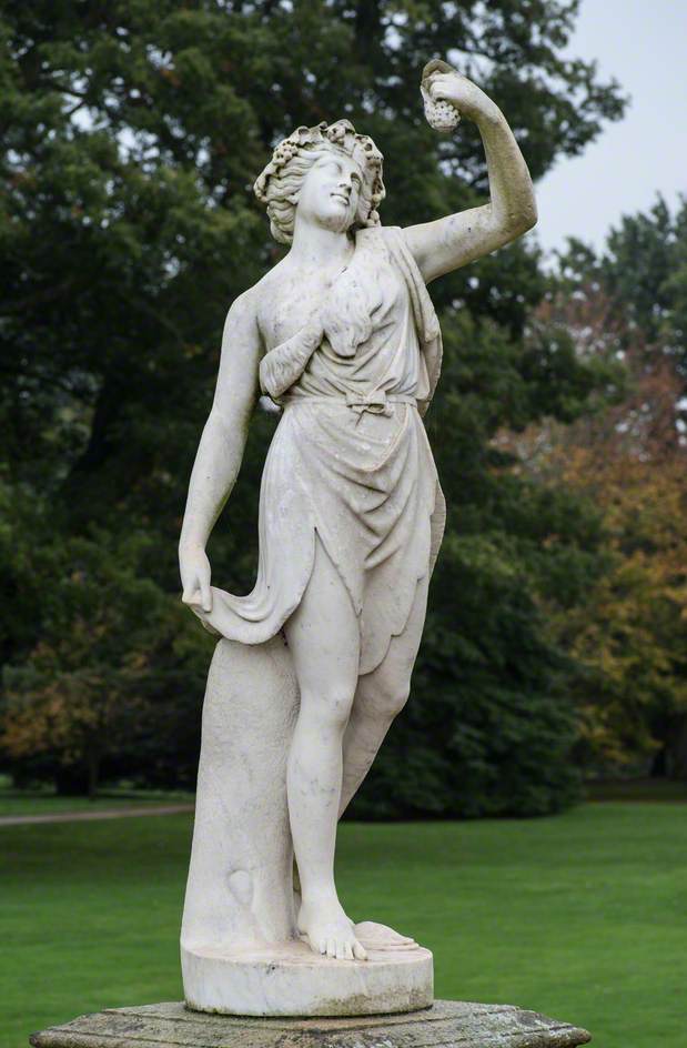 Bacchante with Grapes