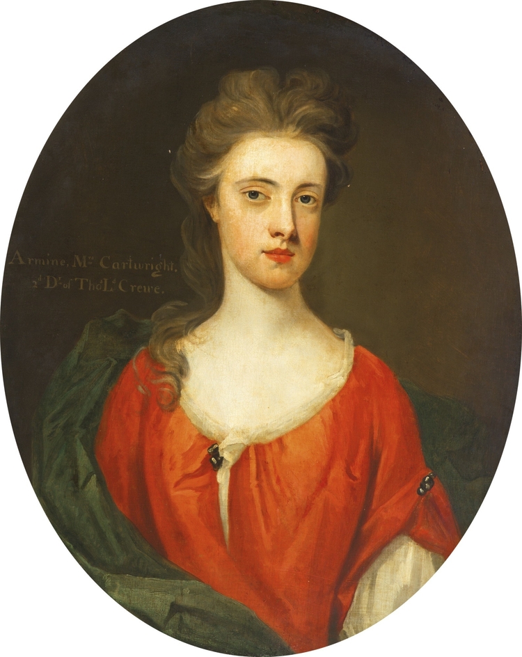 Armine Crew (c.1680–1728), Later Mrs Cartwright