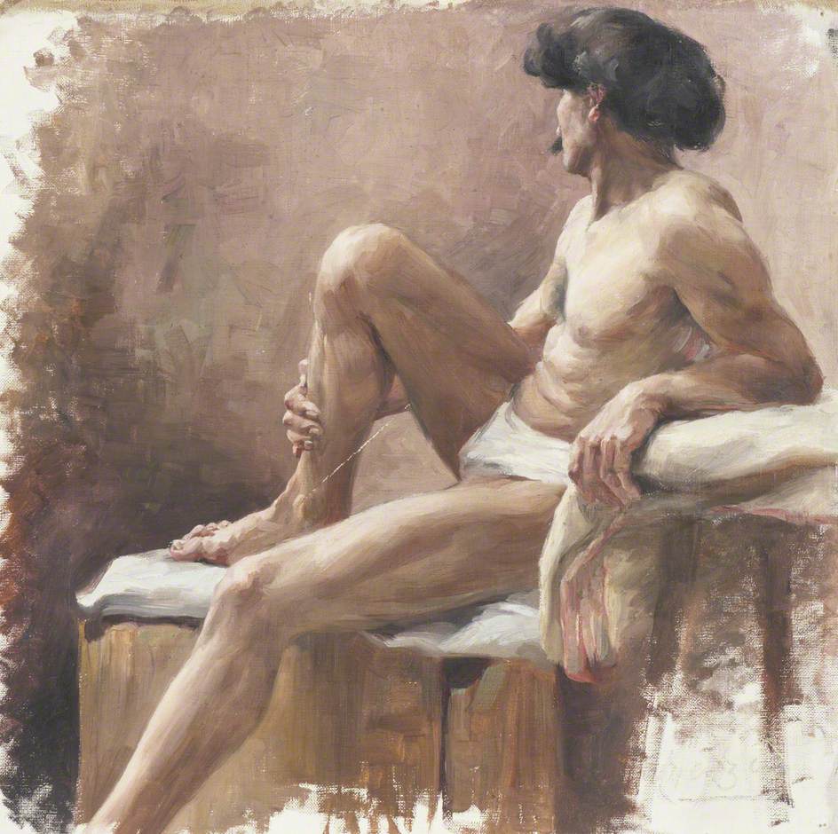 Study of a Near-Naked Man