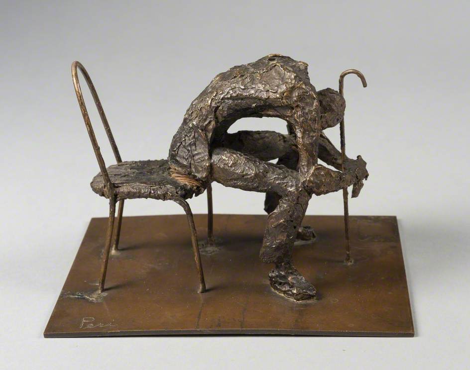 Seated Figure with a Crook