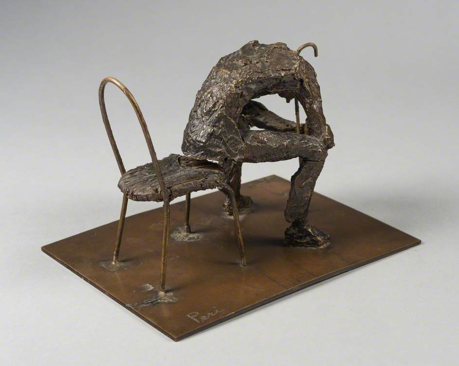 Seated Figure with a Crook